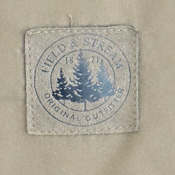 Filed & Stream Puffer Vest Men’s XL Zip Up Sherpa Collar Pockets Outdoor Brown - Picture 7 of 16